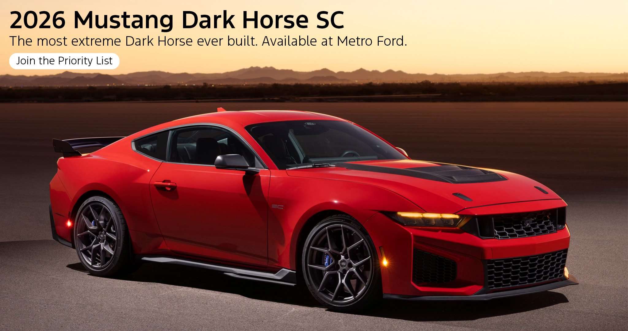 2026 Ford Mustang Dark Horse SC at Metro Ford in Calgary