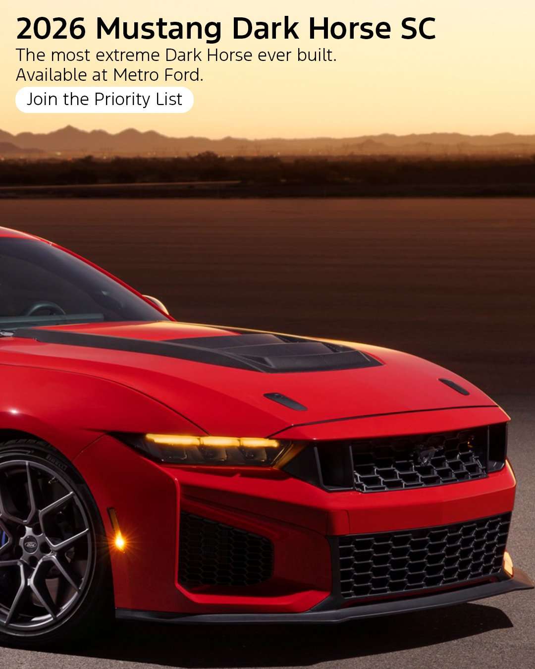 2026 Ford Mustang Dark Horse SC at Metro Ford in Calgary