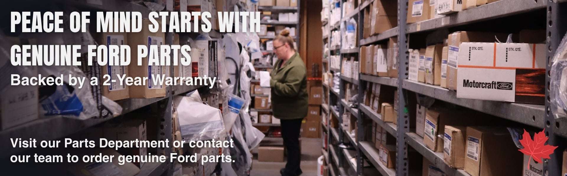 Ford parts promotion