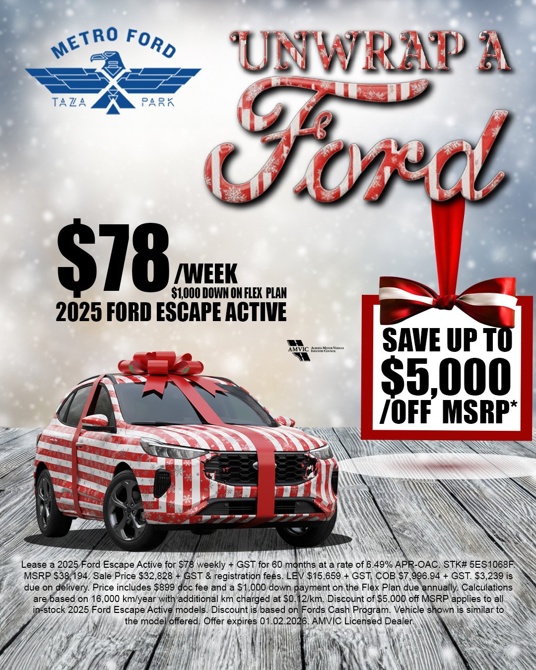 Unwrap a Ford – 2025 Ford Escape Active | Metro Ford Calgary