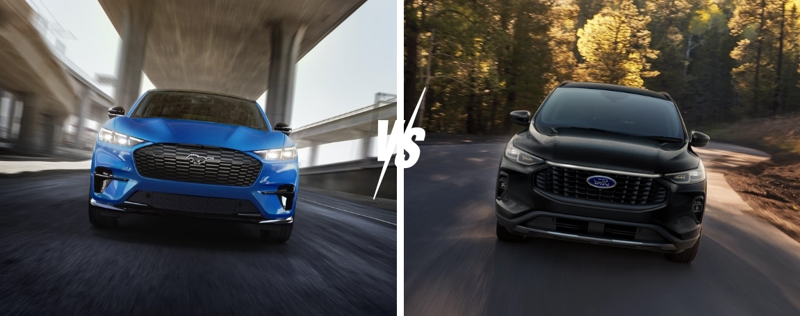 Compare the 2025 Ford Mustang Mach-E vs the 2025 Ford Escape PHEV