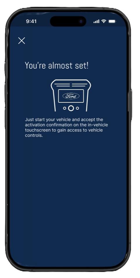 Étape 3 - Démarrez votre véhicule