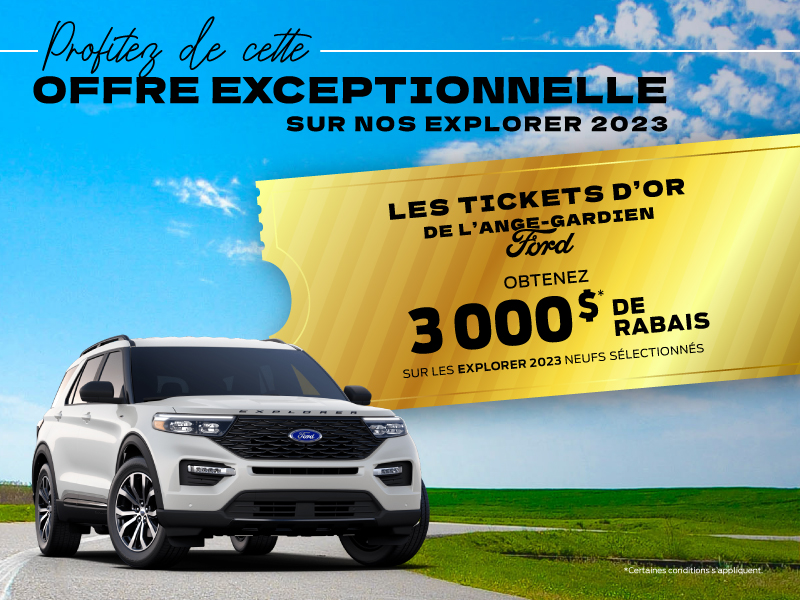 Ford Explorer 2024 L'AngeGardien Ford