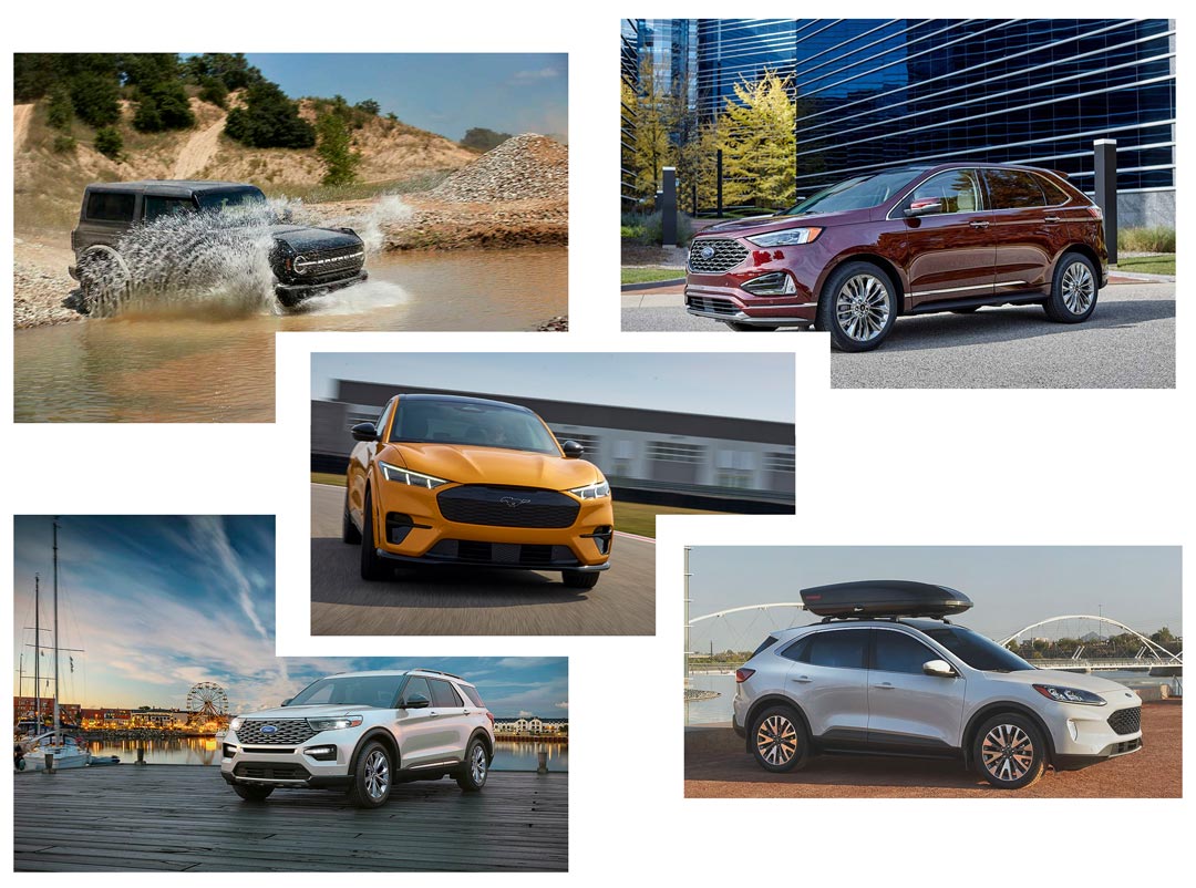 présentation de cinq VUS Ford