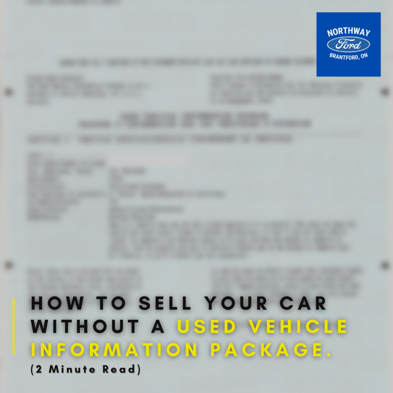 How to Sell your Car Without a UVIP in Ontario [2022] Northway [2022] Northway