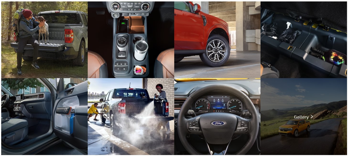 The 2023 Ford Maverick, available at Northway Ford, redefines the compact truck segment with its perfect blend of versatility, efficiency, and modern design. It's an innovative and stylish pickup that's ideal for city dwellers and adventure seekers alike.