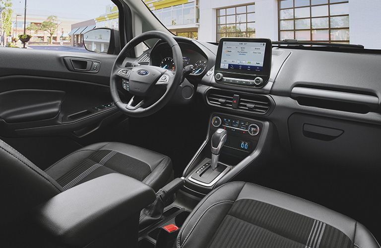 2020 Ford EcoSport interior dash and wheel view