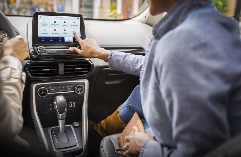 2020 Ford EcoSport interior dash and wheel view