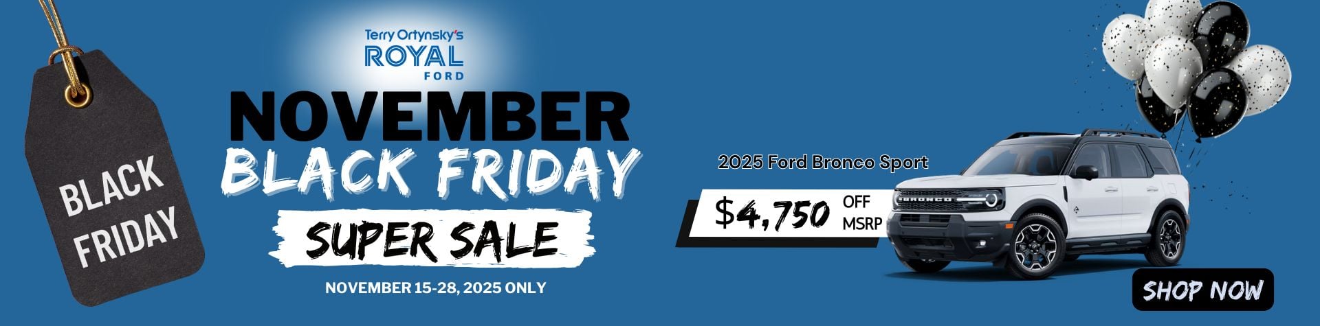 Ford Bronco Sport Black Friday Sale