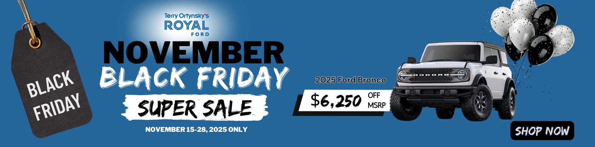 Ford Bronco Black Friday Sale