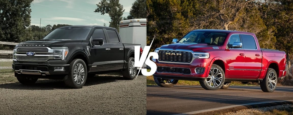 2025 Ford F-150 vs 2025 RAM All New 1500 