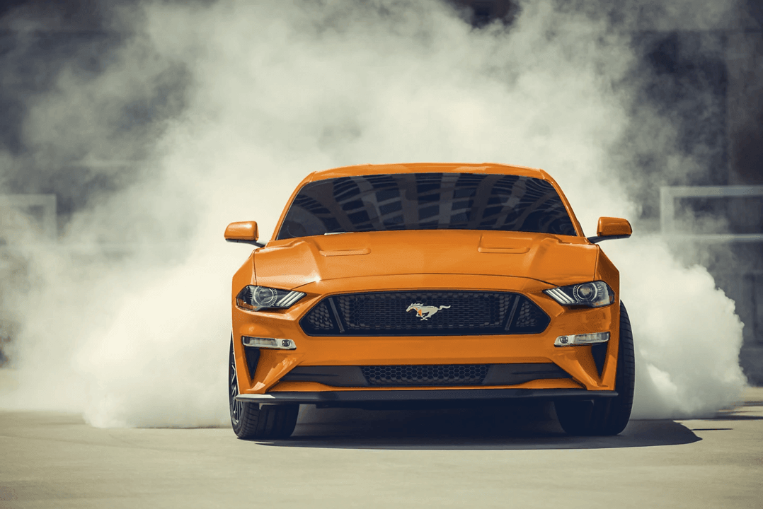 2020 Ford Mustangs in three different trims