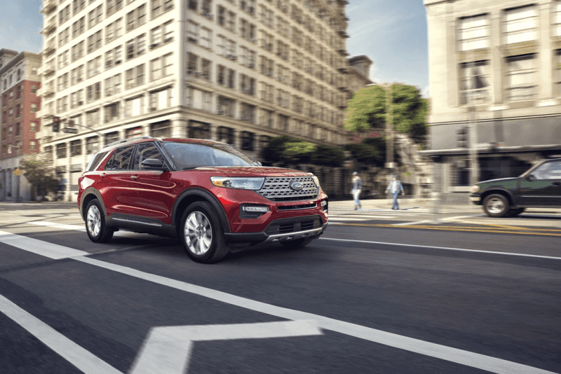 2021 Ford Explorer Red