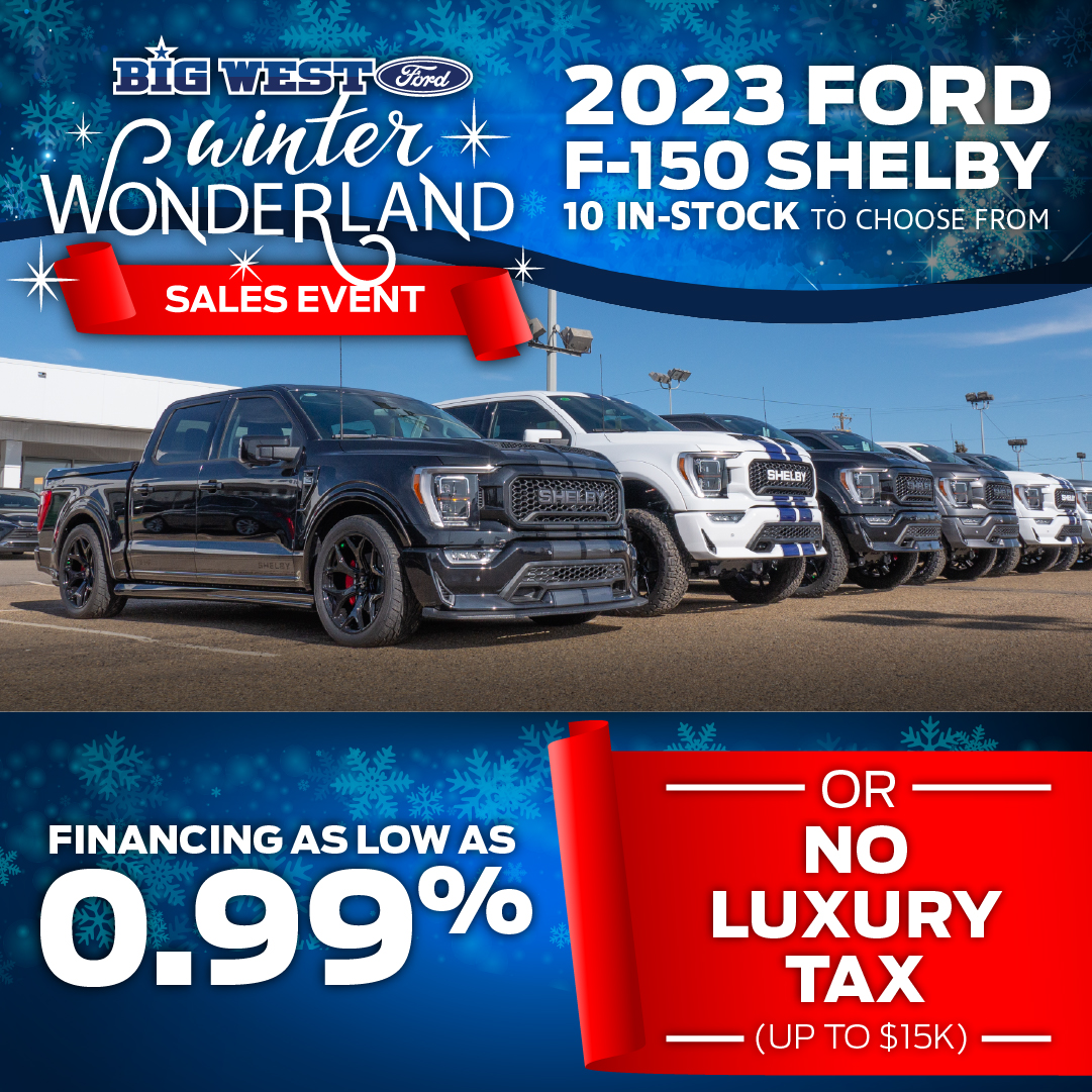 2023 Ford F150 Shelby Winter Wonderland Offer Big West Ford