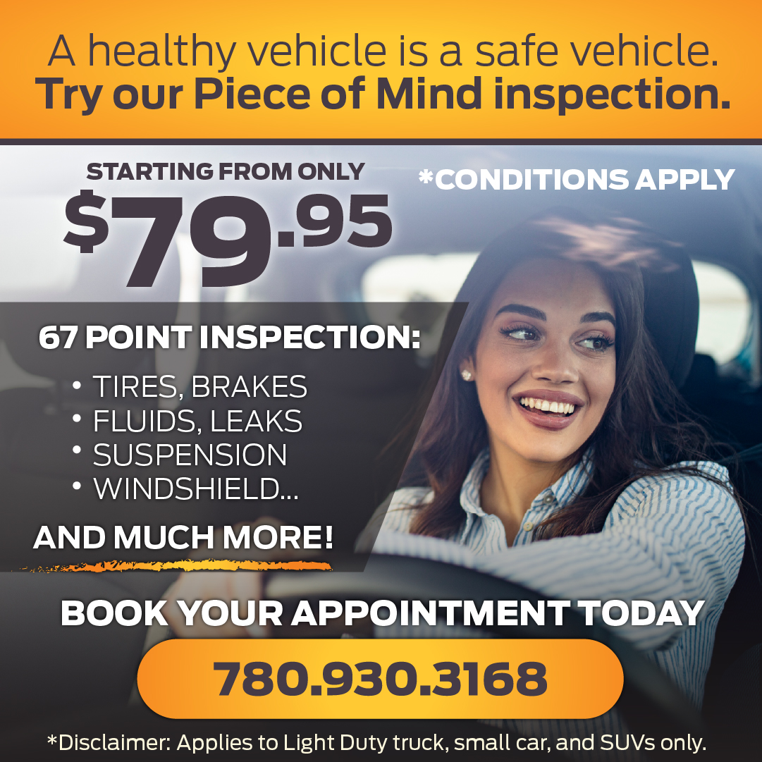 Piece of Mind Vehicle Inspection Offer Big West Ford